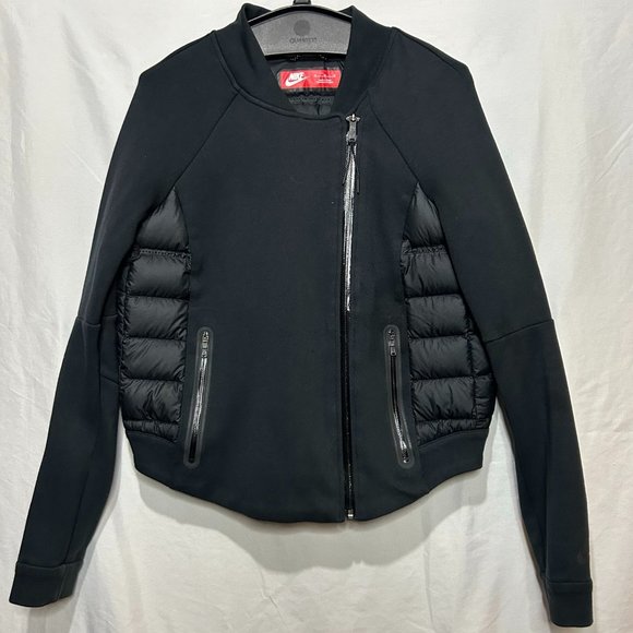 Nike Aeroloft Tech Fleece‎ Moto Down Jacket Size Medium - Picture 1 of 7